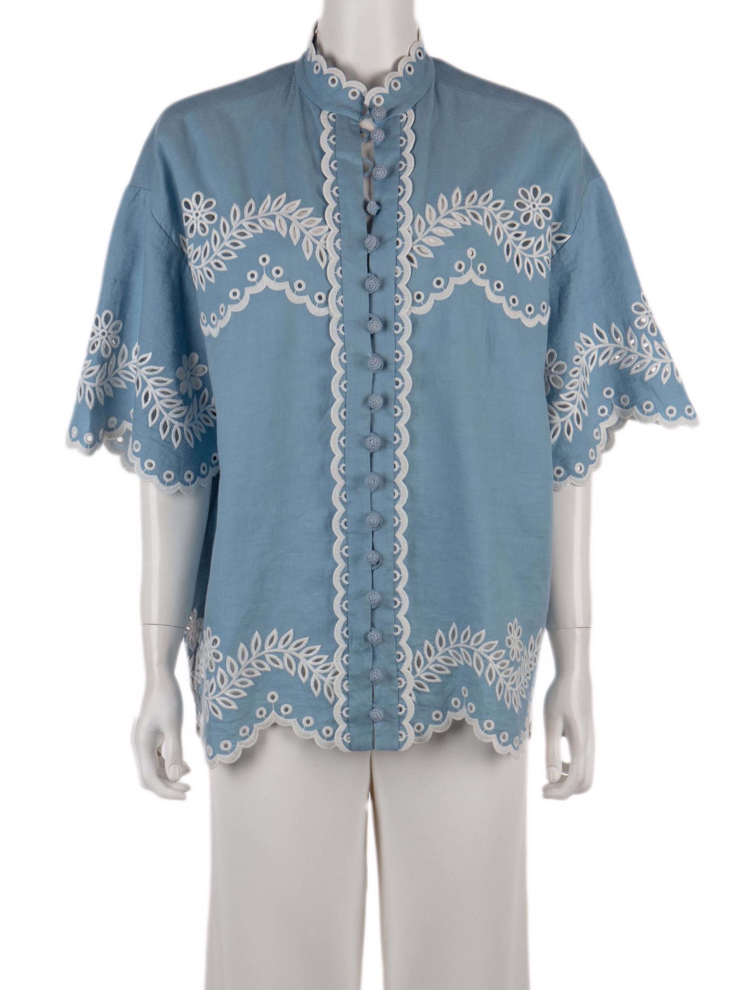 Bayan Mavi ZIMMERMANN ŞORT - GÖMLEK