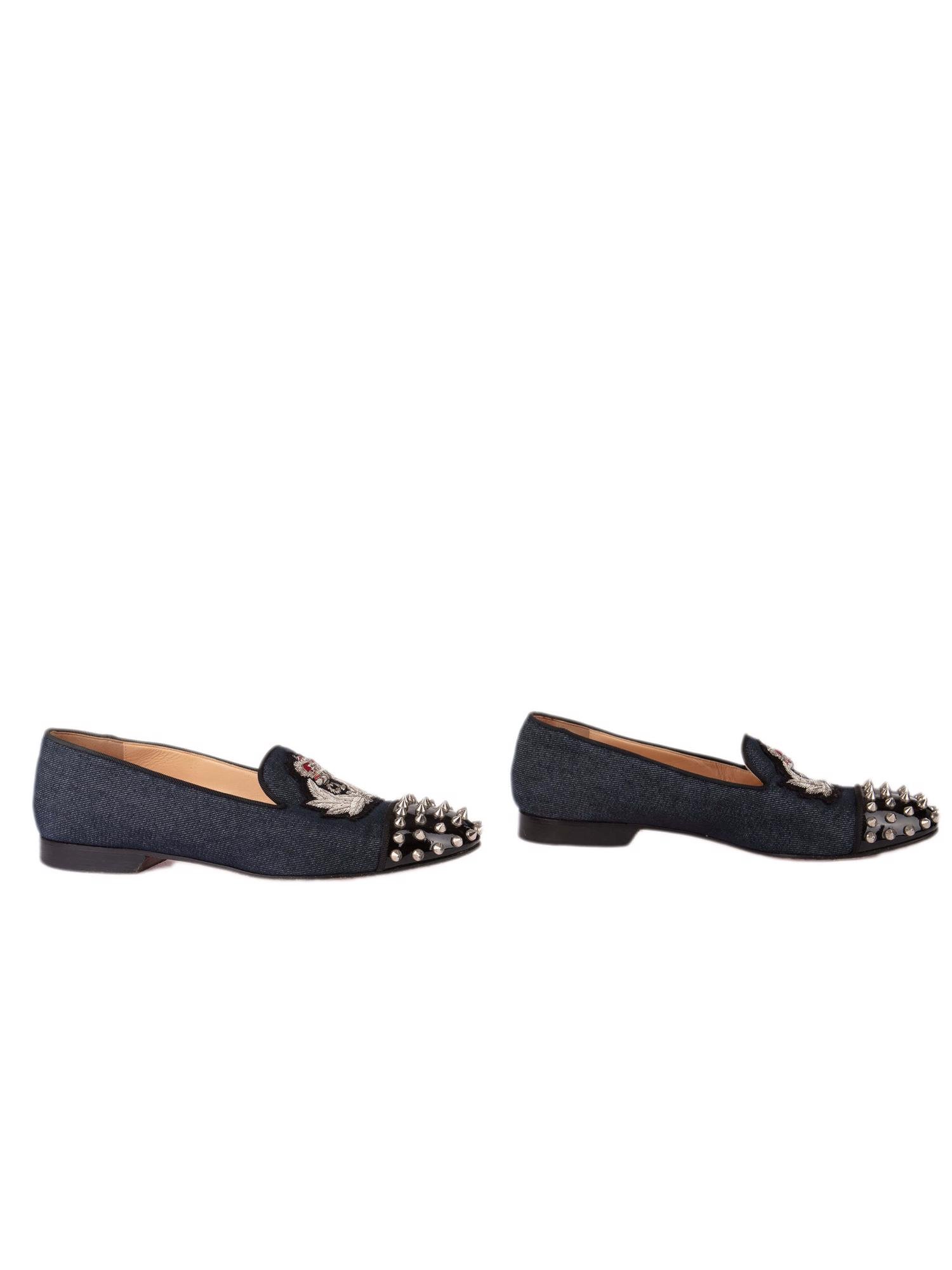 Bayan Lacivert CHRISTIAN LOUBOUTIN LOAFER