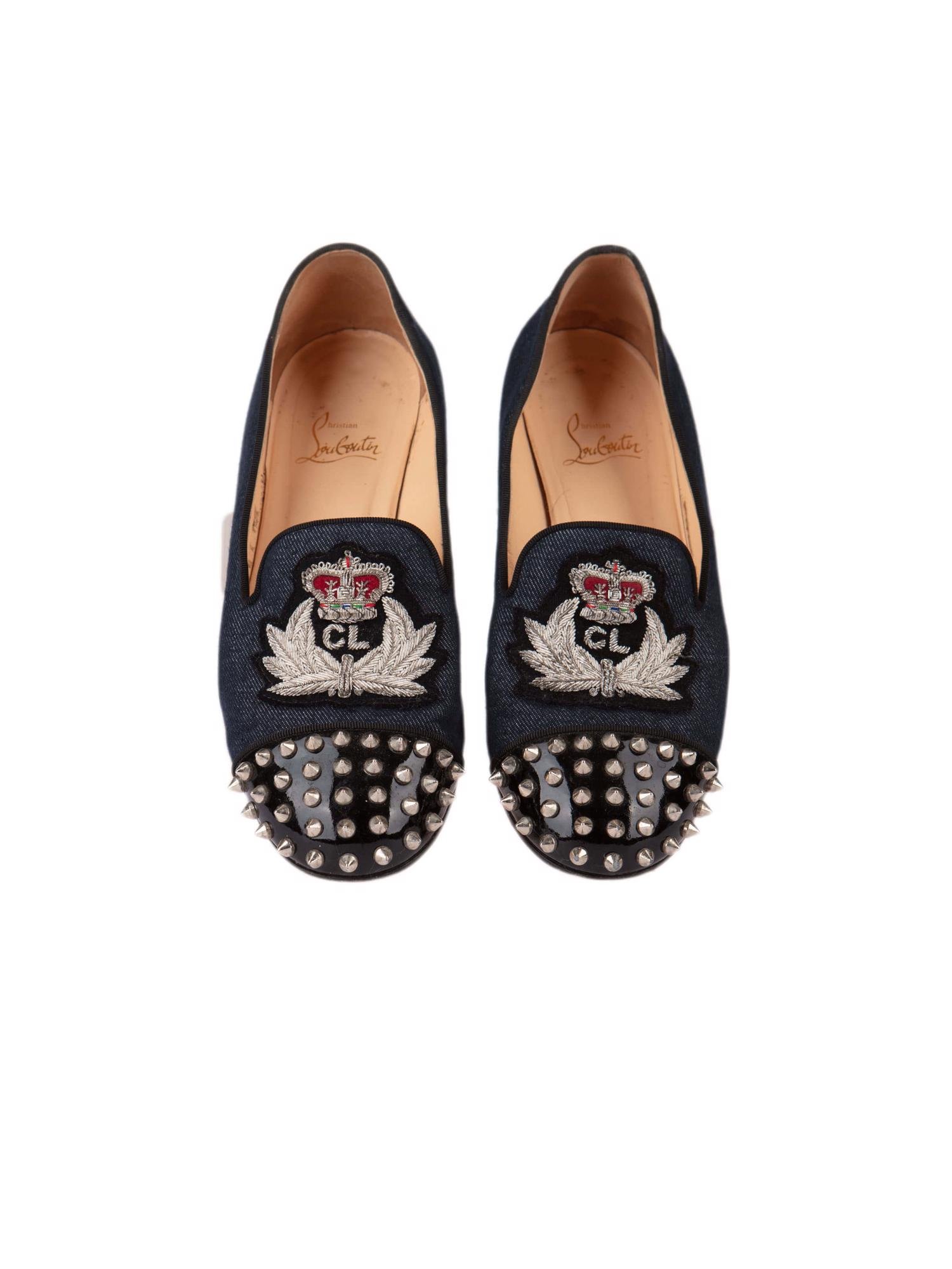 Bayan Lacivert CHRISTIAN LOUBOUTIN LOAFER