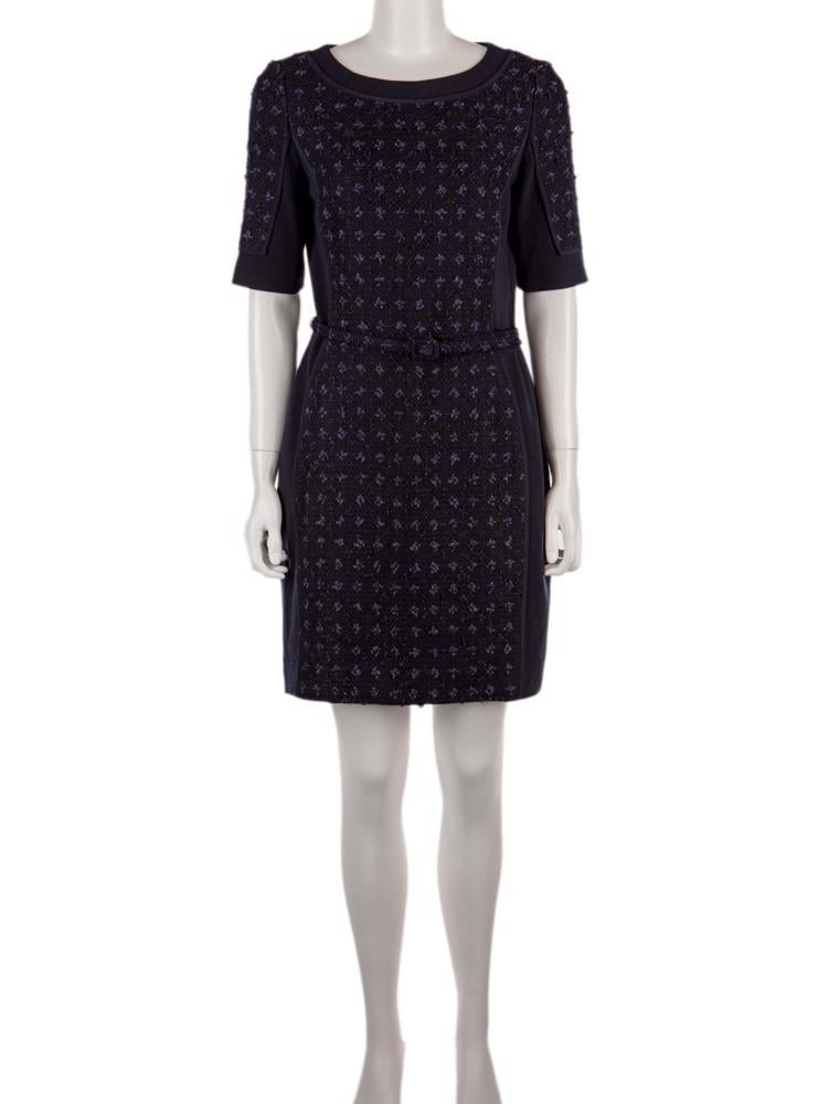 Bayan Lacivert OSCAR DE LA RENTA ELBİSE