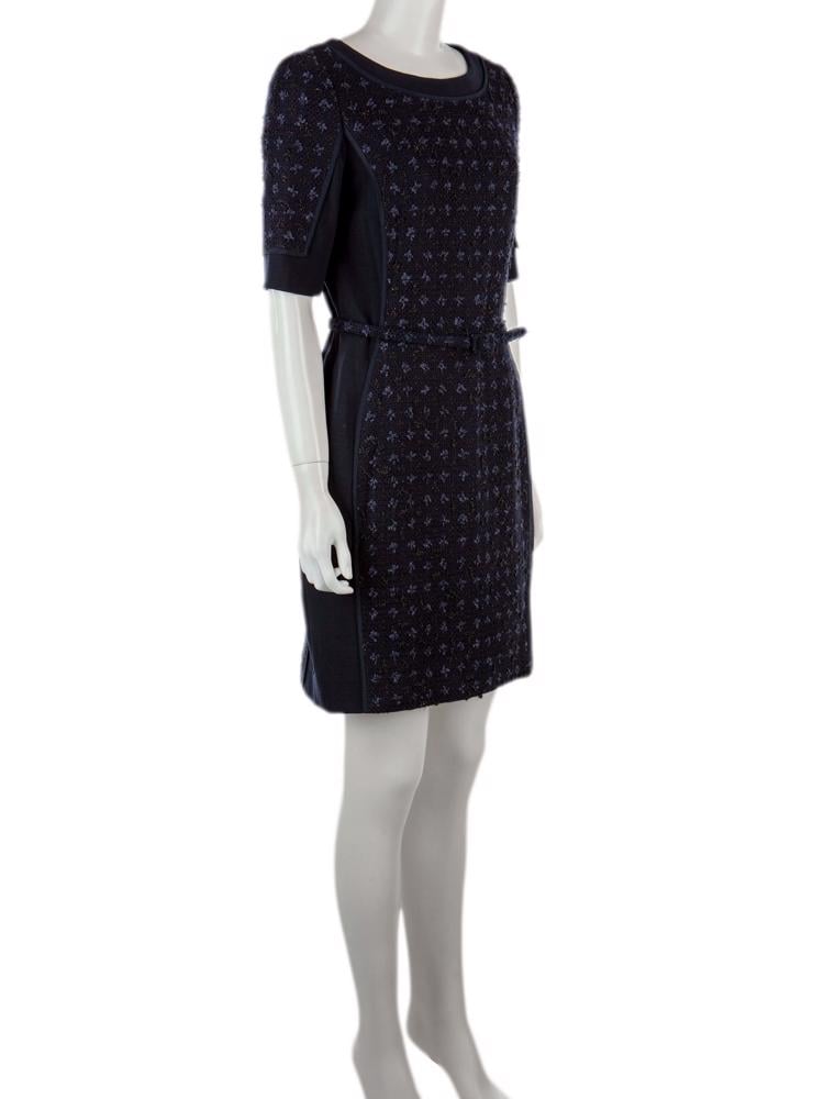 Bayan Lacivert OSCAR DE LA RENTA ELBİSE