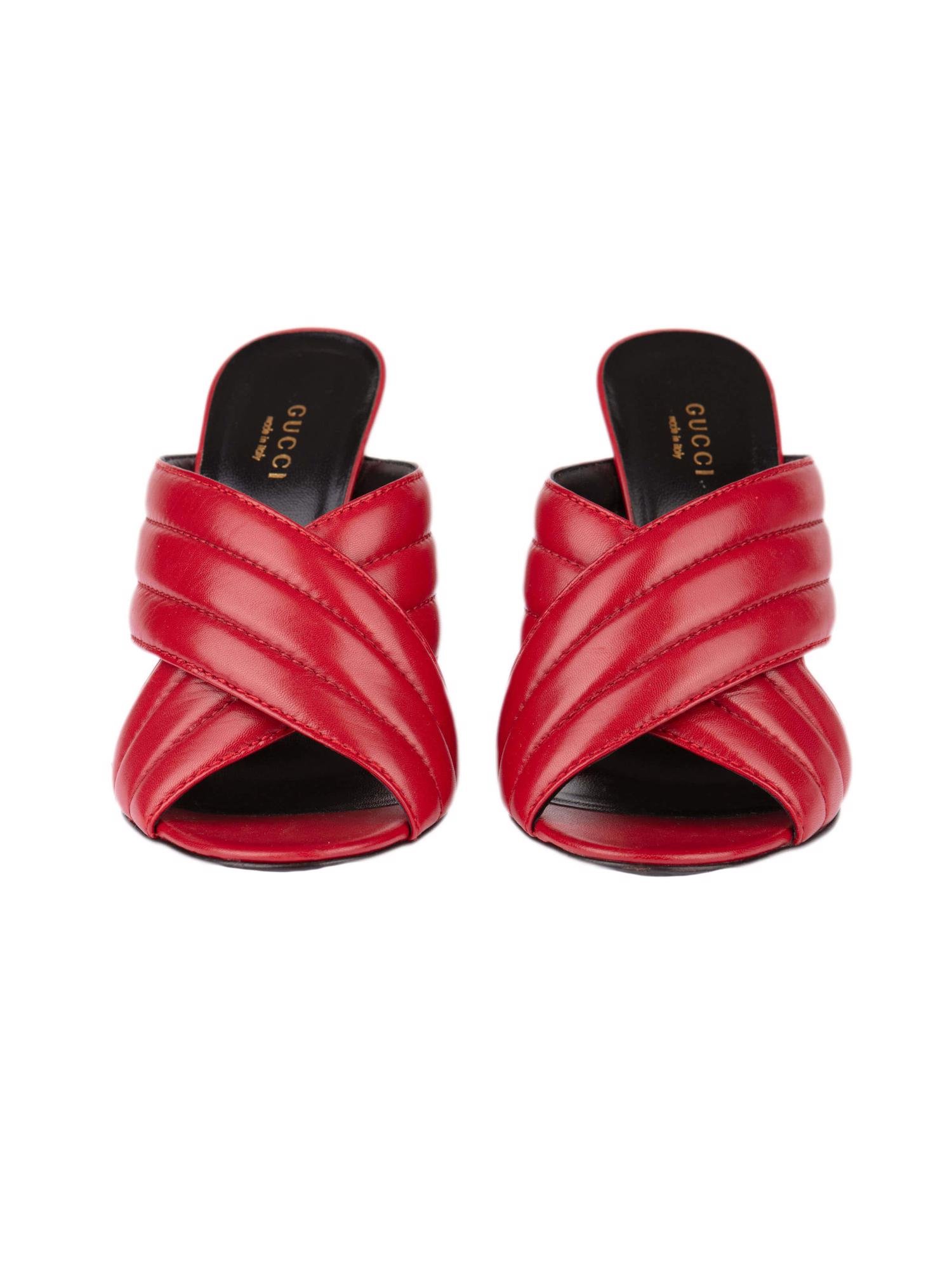 Bayan Kırmızı GUCCI TERLİK