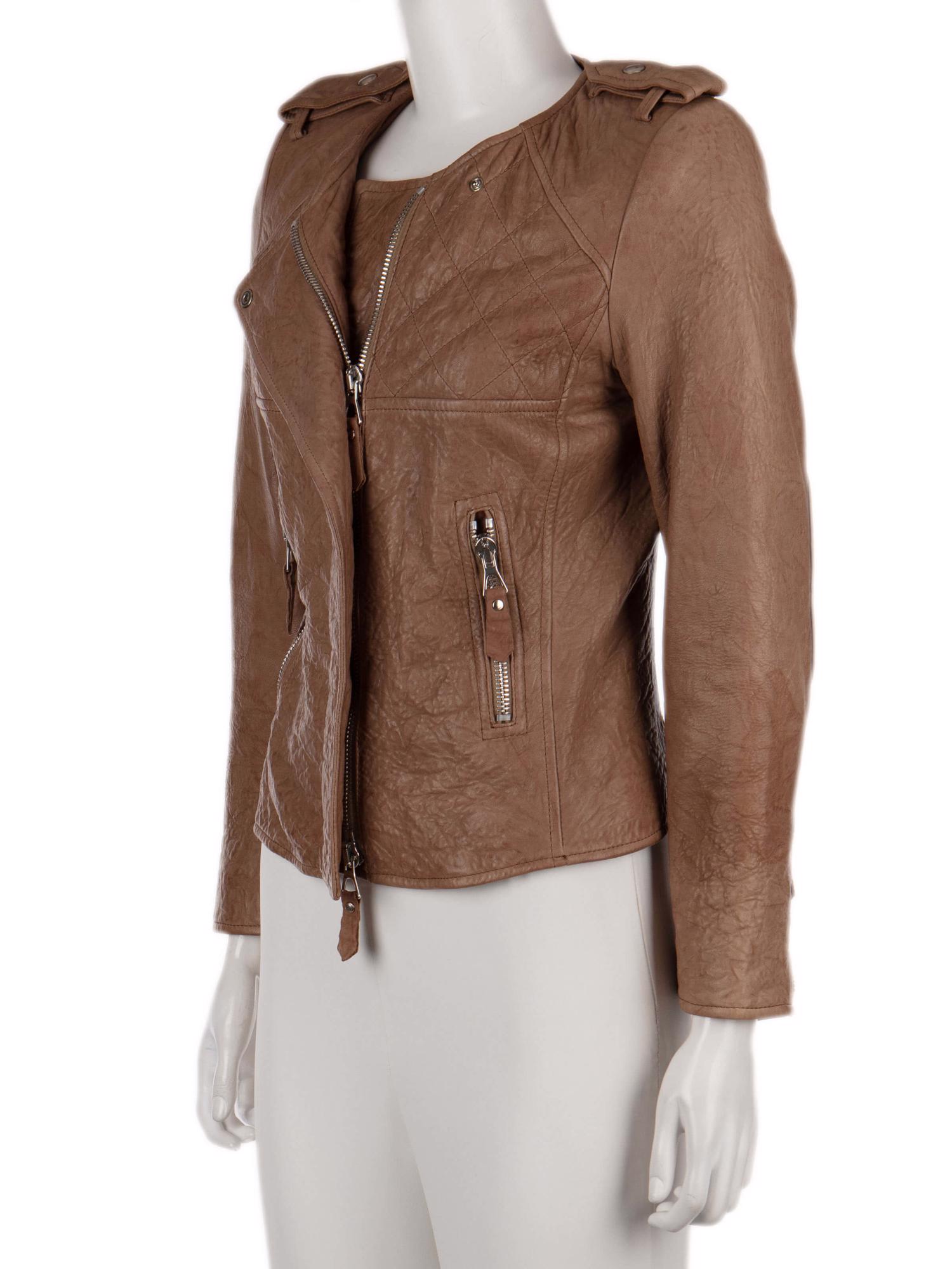 Bayan Kahve ISABEL MARANT DERİ CEKET