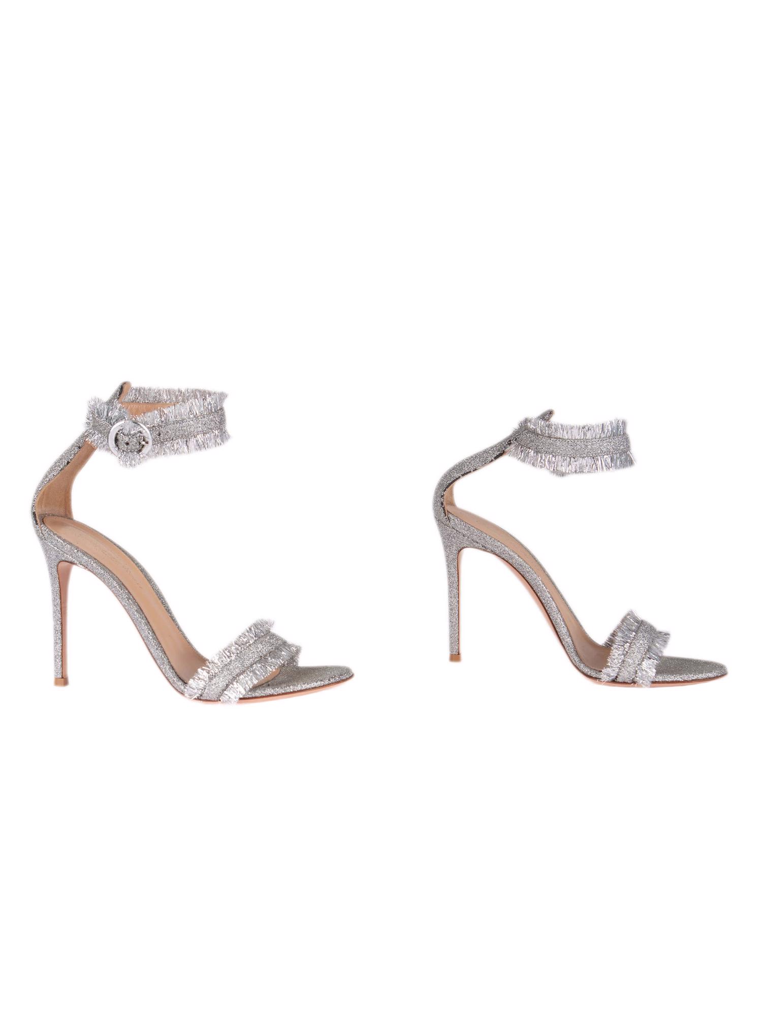 Bayan Gümüş GIANVITO ROSSI AYAKKABI