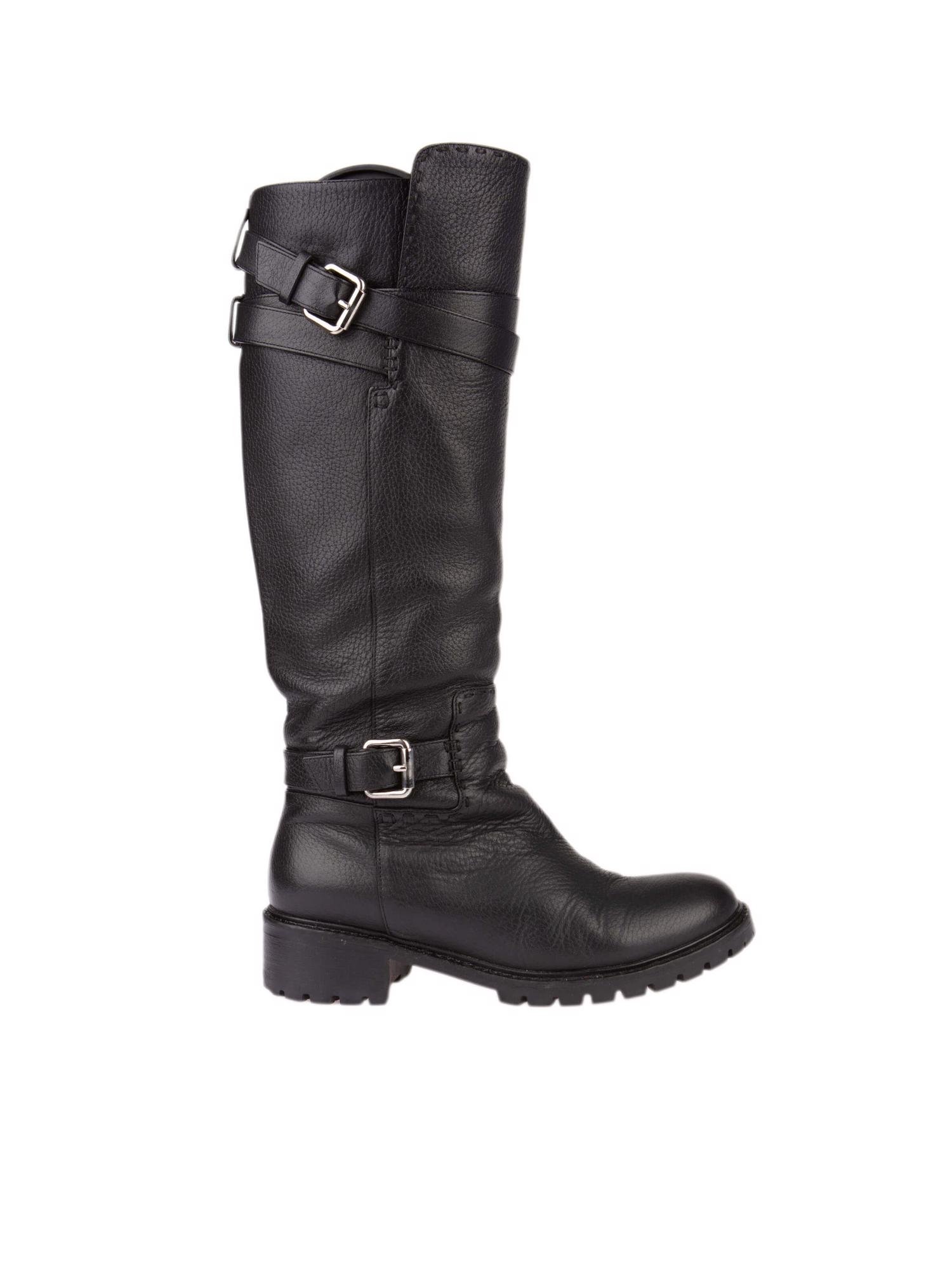 Bayan Siyah FENDI ÇİZME