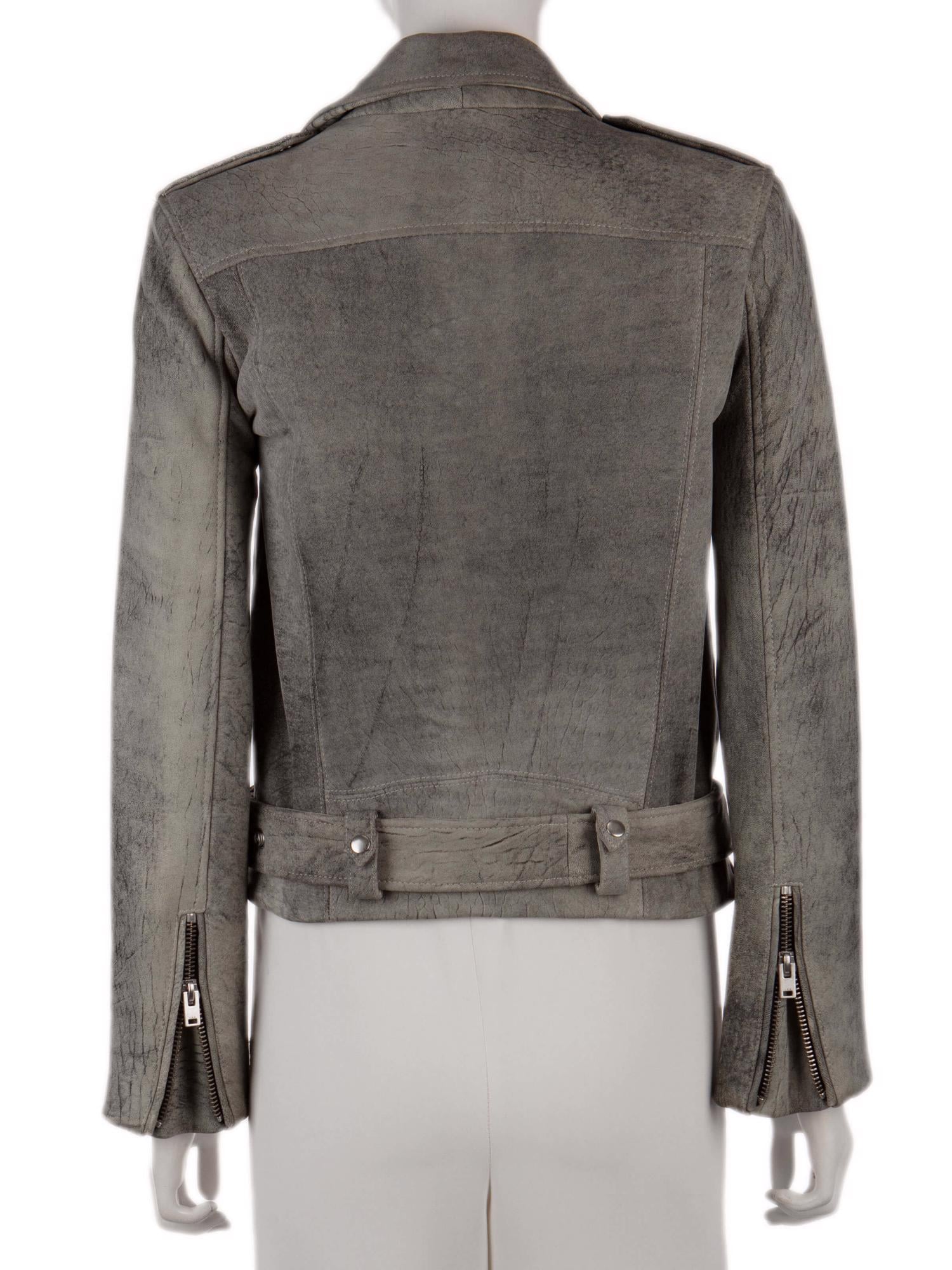 Bayan Gri IRO DERİ CEKET