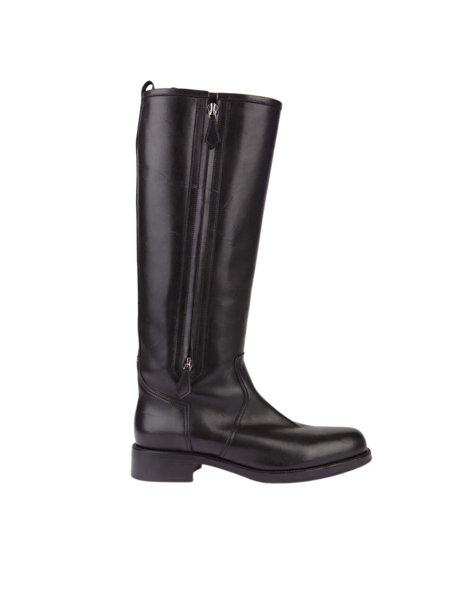 Bayan Siyah HERMES ÇİZME