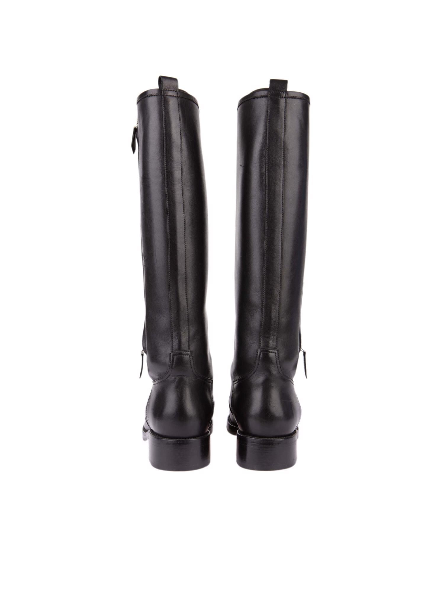 Bayan Siyah HERMES ÇİZME