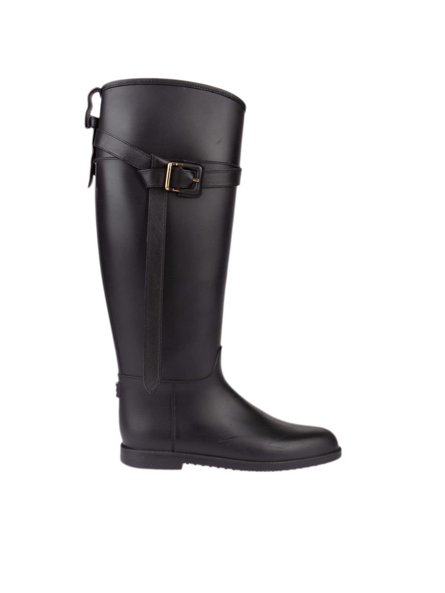 Bayan Siyah BURBERRY ÇİZME