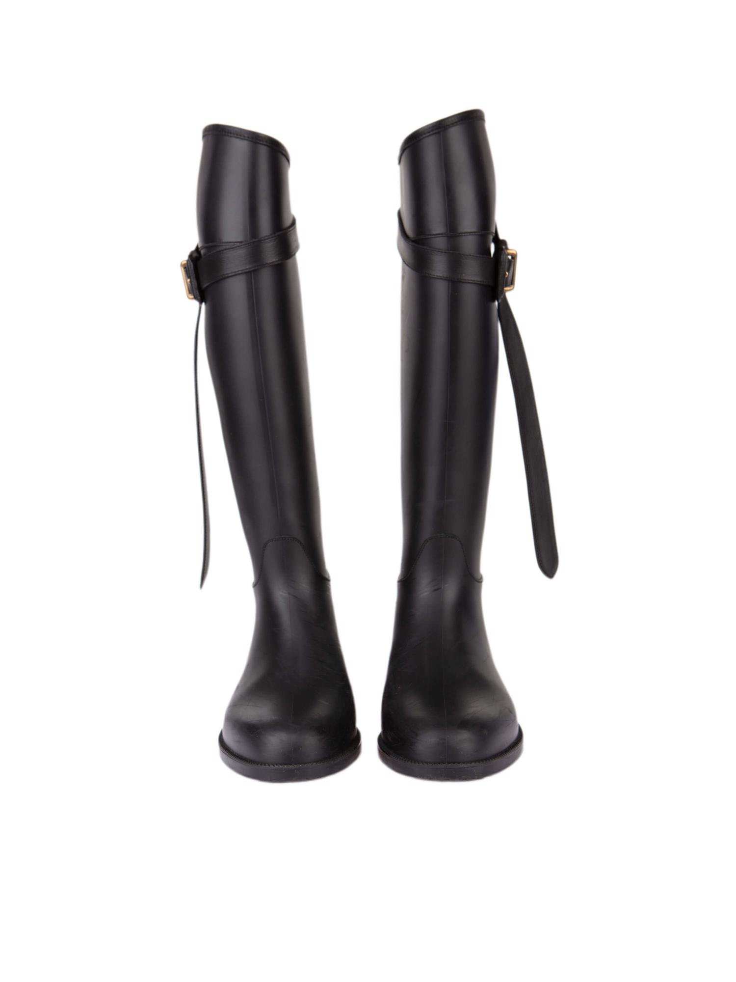 Bayan Siyah BURBERRY ÇİZME