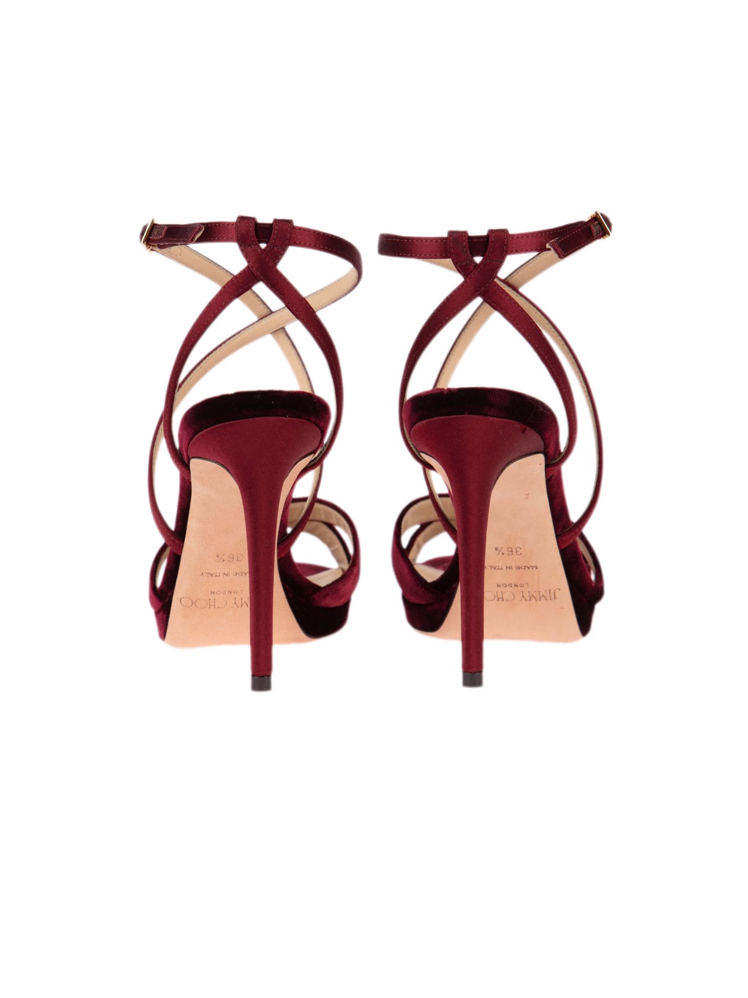 Bayan Kırmızı JIMMY CHOO AYAKKABI