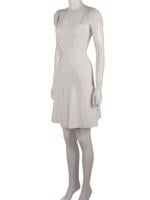 Bayan Krem HERVE LEGER ELBİSE