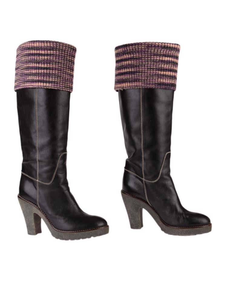 Bayan Siyah MISSONI ÇİZME