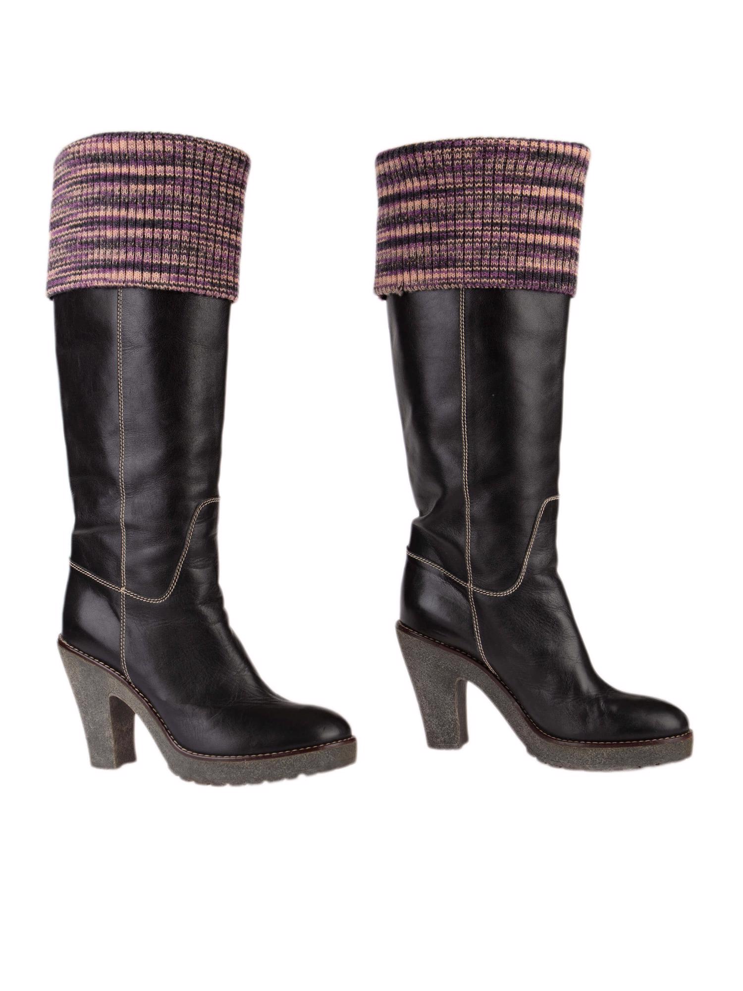 Bayan Siyah MISSONI ÇİZME