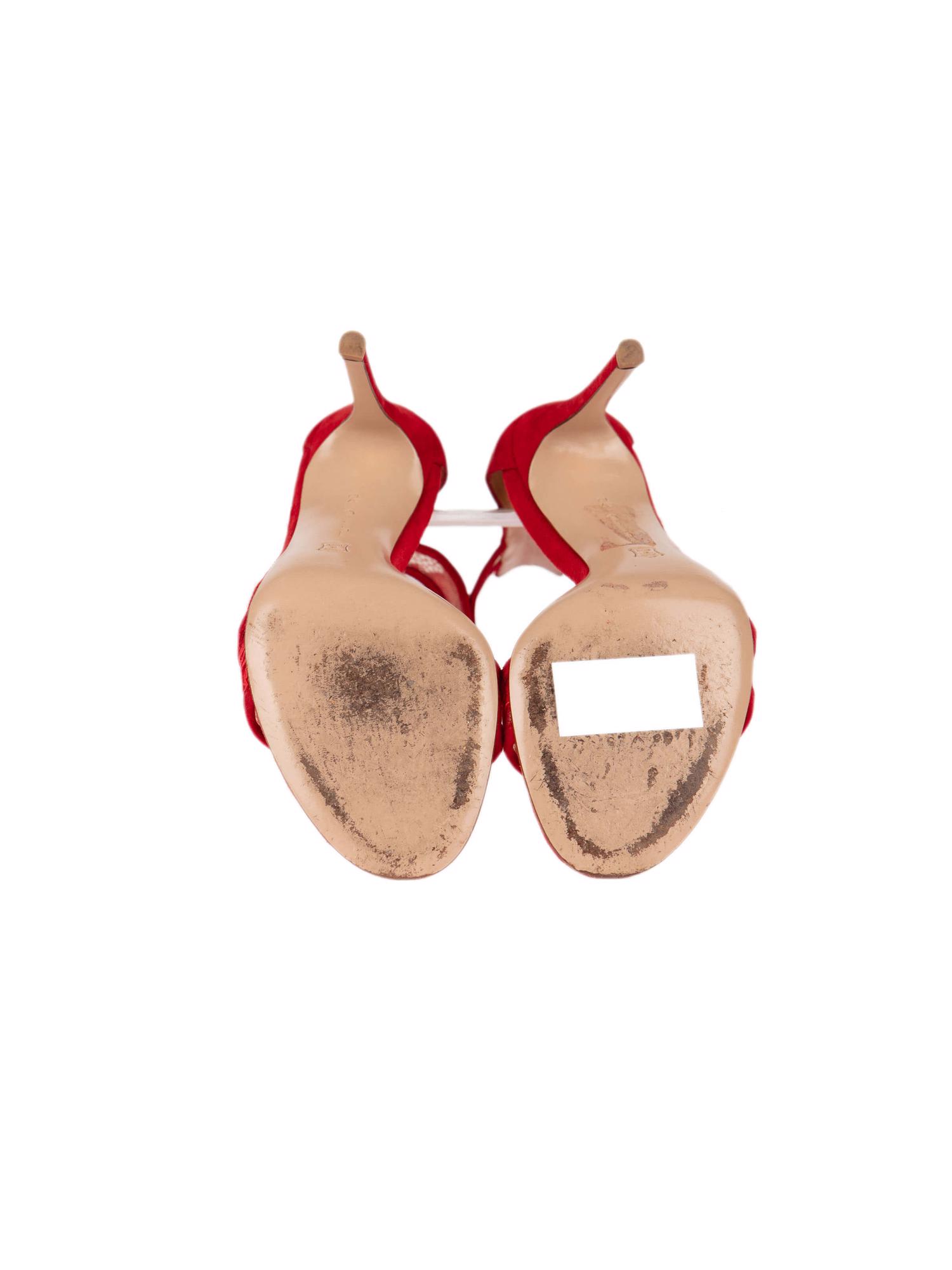 Bayan Kırmızı GIANVITO ROSSI AYAKKABI