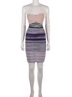 Bayan Mor HERVE LEGER ELBİSE
