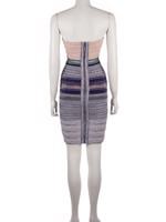 Bayan Mor HERVE LEGER ELBİSE
