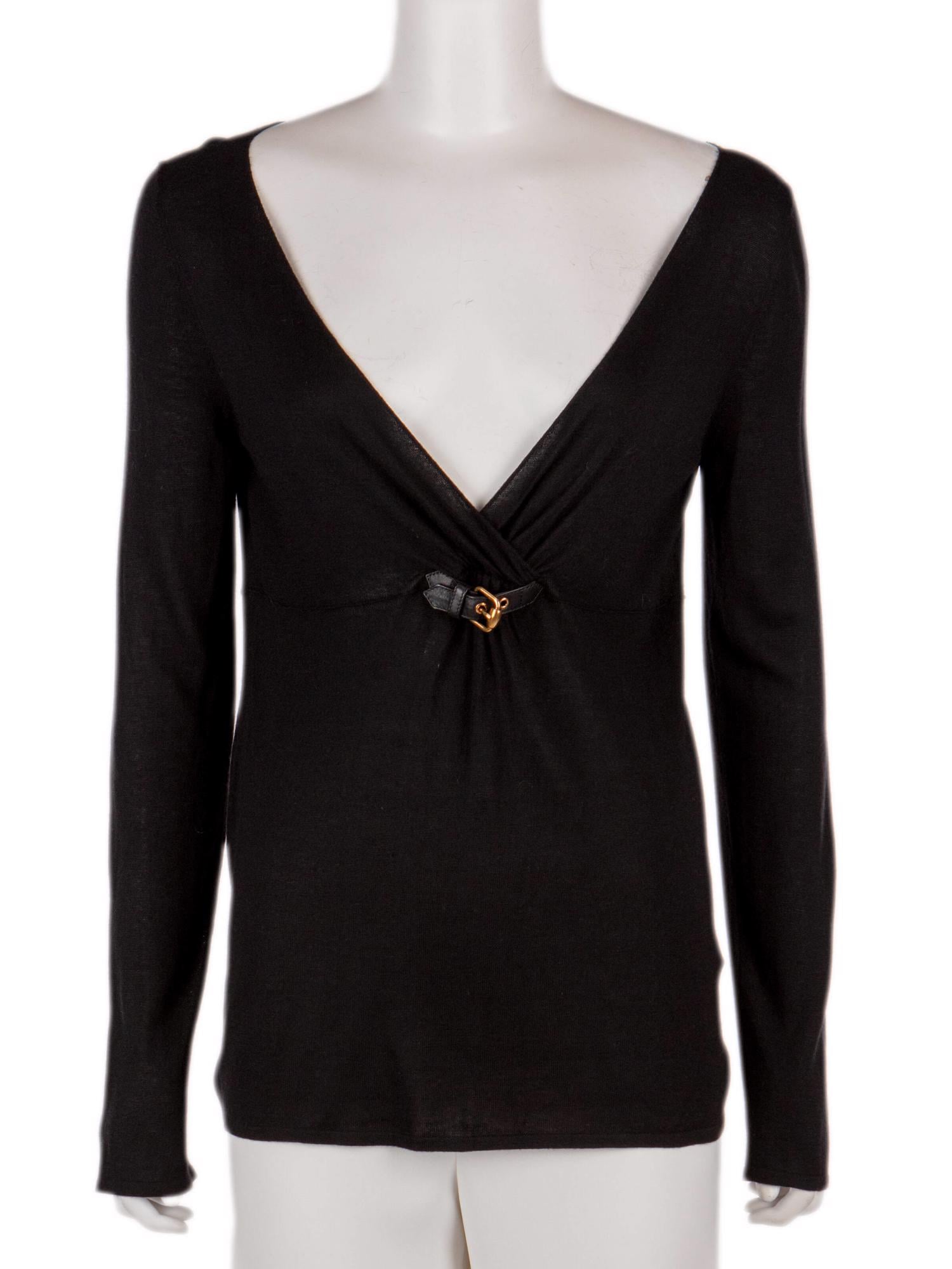 Bayan Siyah GUCCI BLUZ