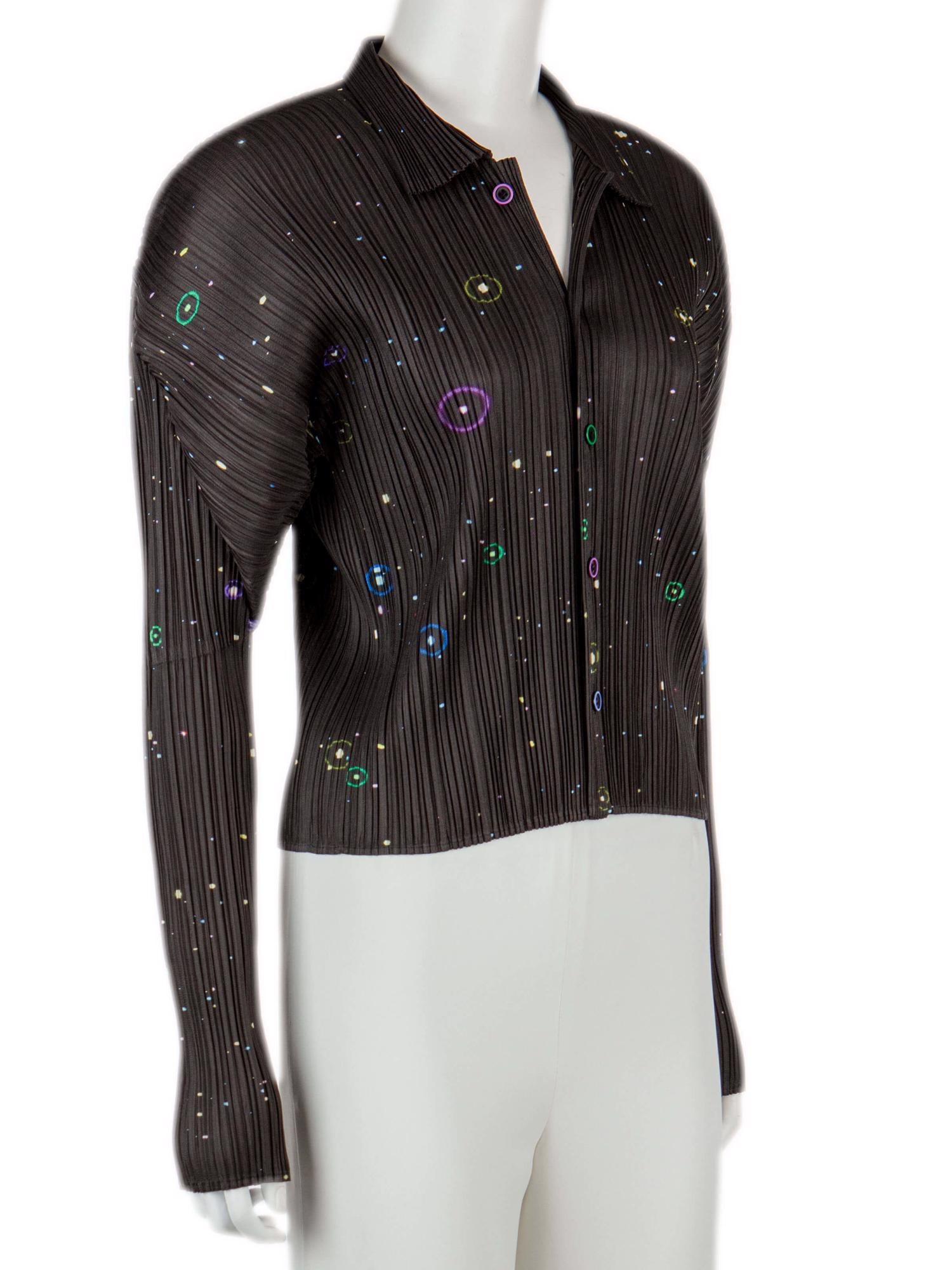 Bayan Siyah ISSEY MIYAKE PLEATS PLEASE GÖMLEK