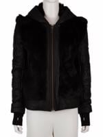 Bayan Siyah HELMUT LANG DERİ CEKET