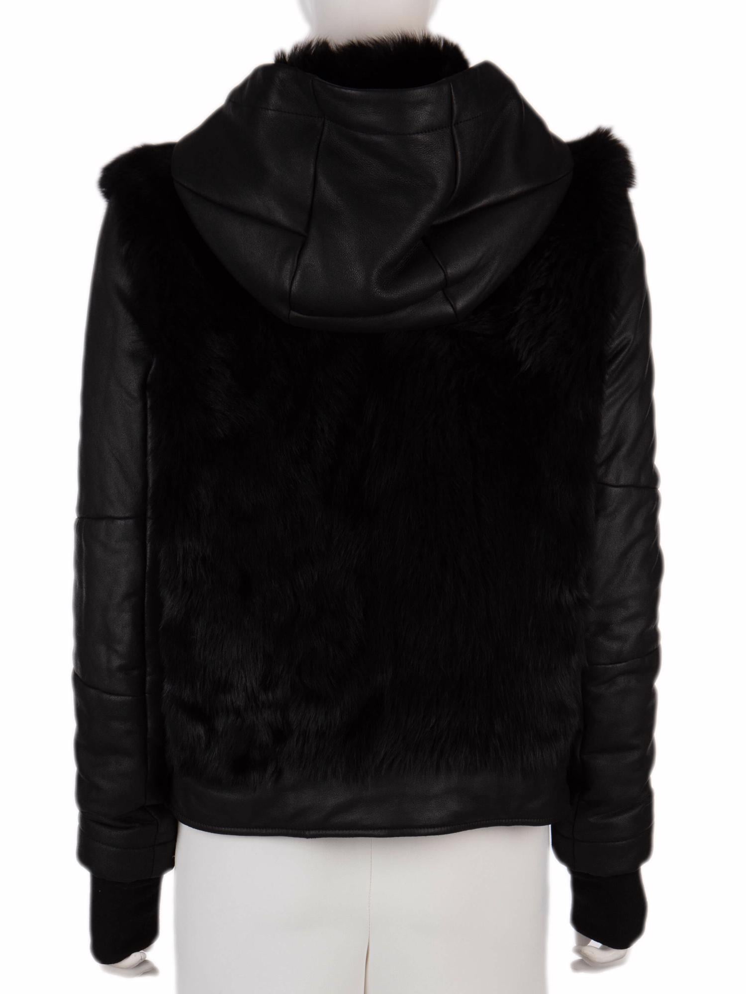 Bayan Siyah HELMUT LANG DERİ CEKET