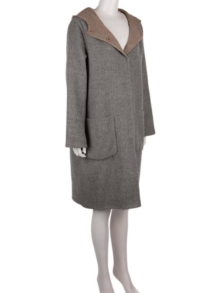 Bayan Gri EILEEN FISHER PALTO