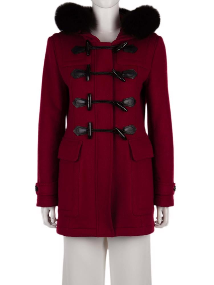 Bayan Kırmızı BURBERRY BRIT KABAN