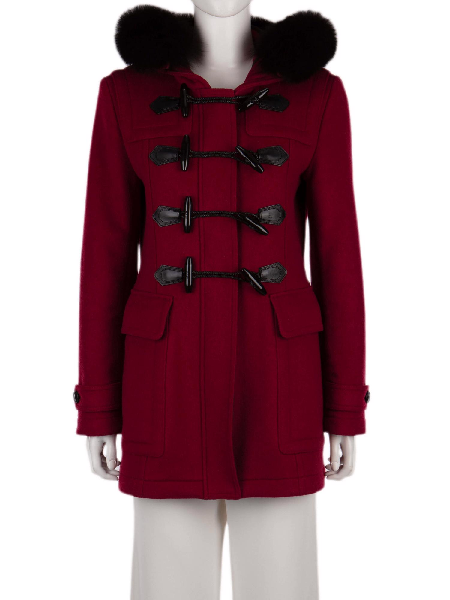 Bayan Kırmızı BURBERRY BRIT KABAN