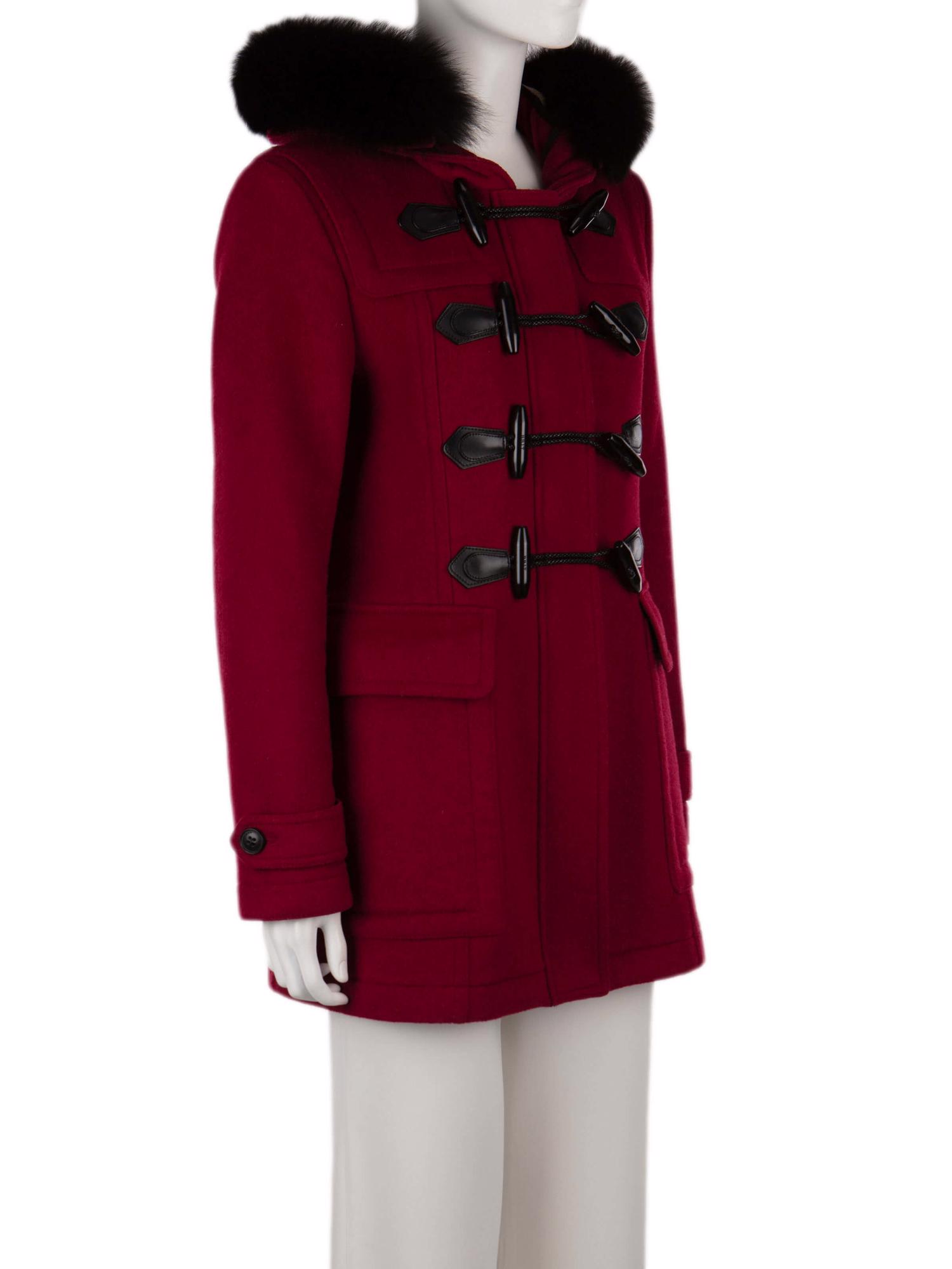 Bayan Kırmızı BURBERRY BRIT KABAN