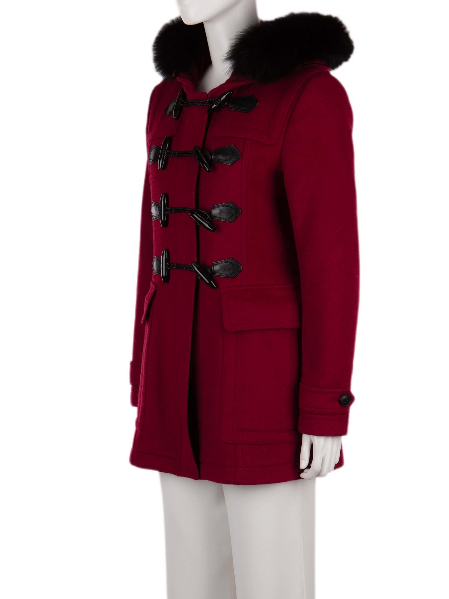 Bayan Kırmızı BURBERRY BRIT KABAN