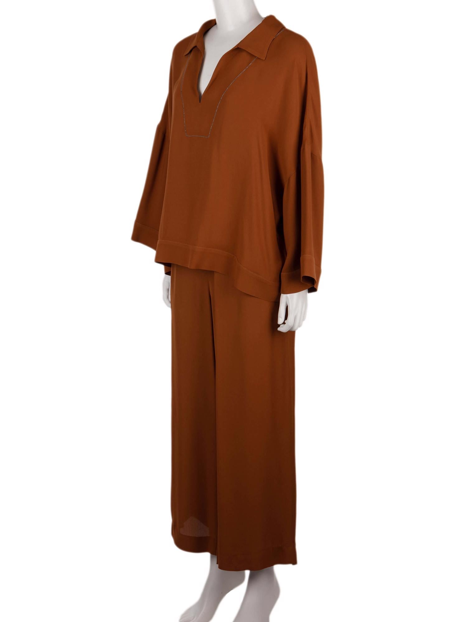 Bayan Kahve FABIANA FILIPPI PANTOLON - BLUZ