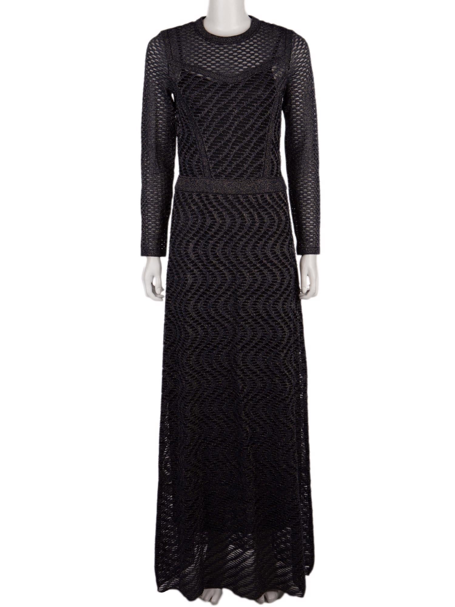 Bayan Lacivert M MISSONI ELBİSE