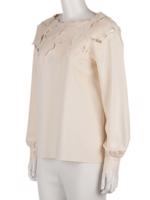Bayan Krem OSCAR DE LA RENTA BLUZ