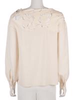 Bayan Krem OSCAR DE LA RENTA BLUZ