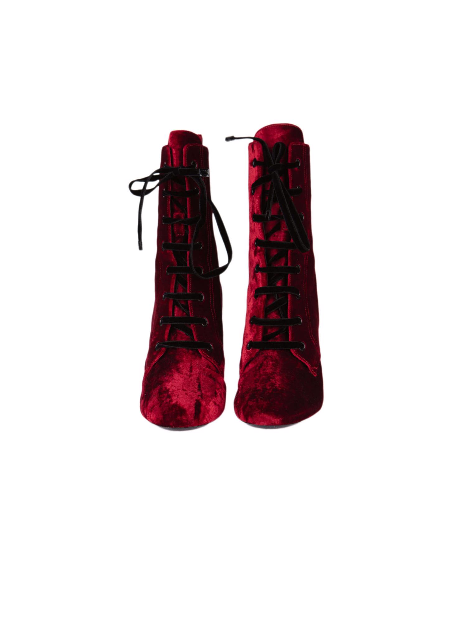 Bayan Kırmızı SAINT LAURENT BOT