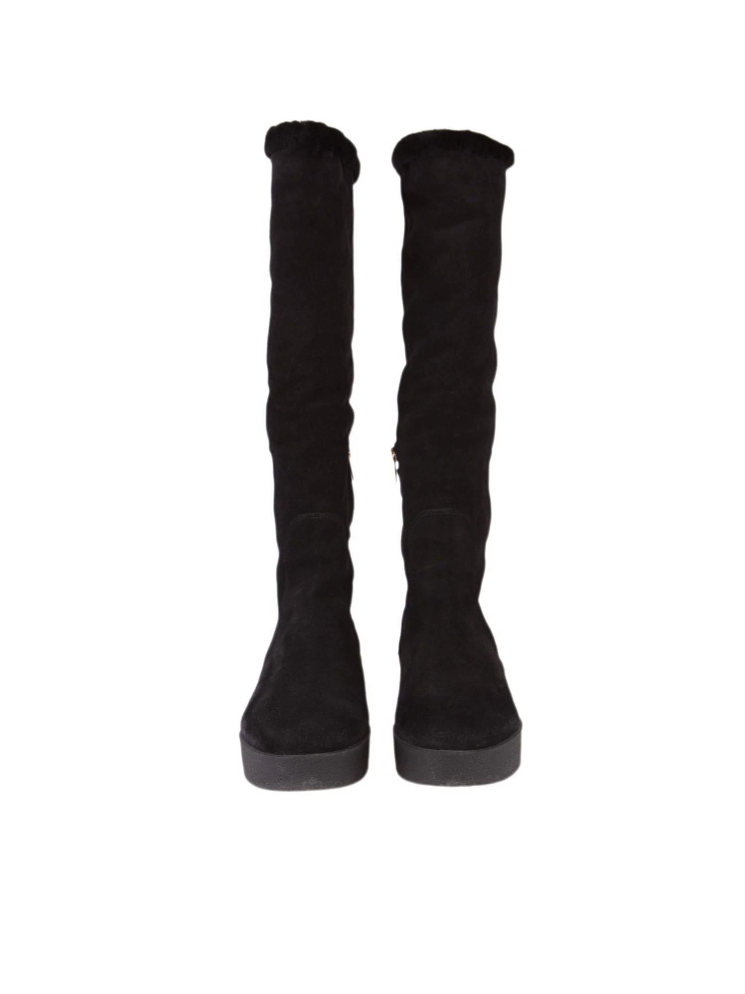 Bayan Siyah SALVATORE FERRAGAMO ÇİZME