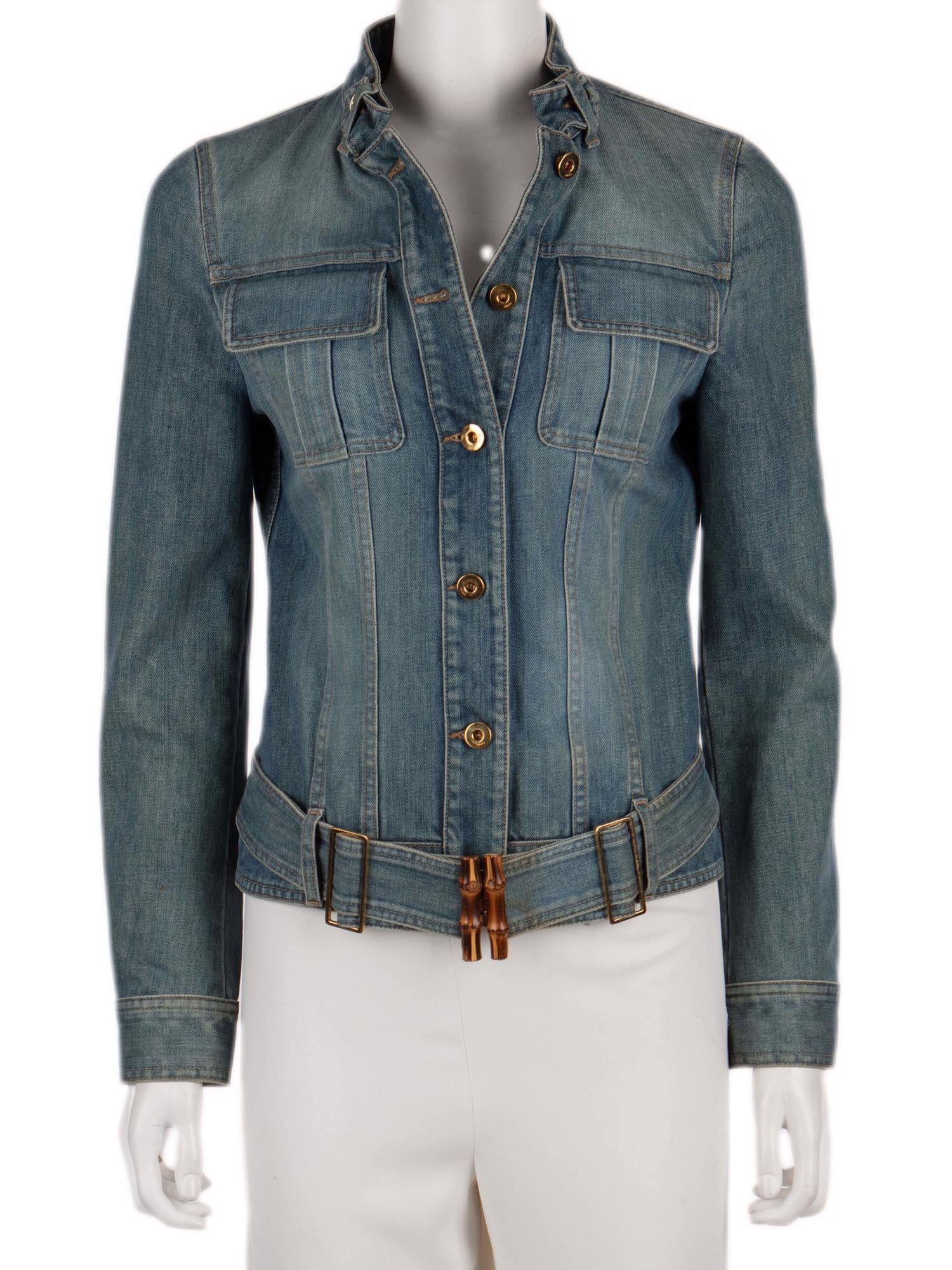 Bayan Mavi GUCCI JEAN CEKET