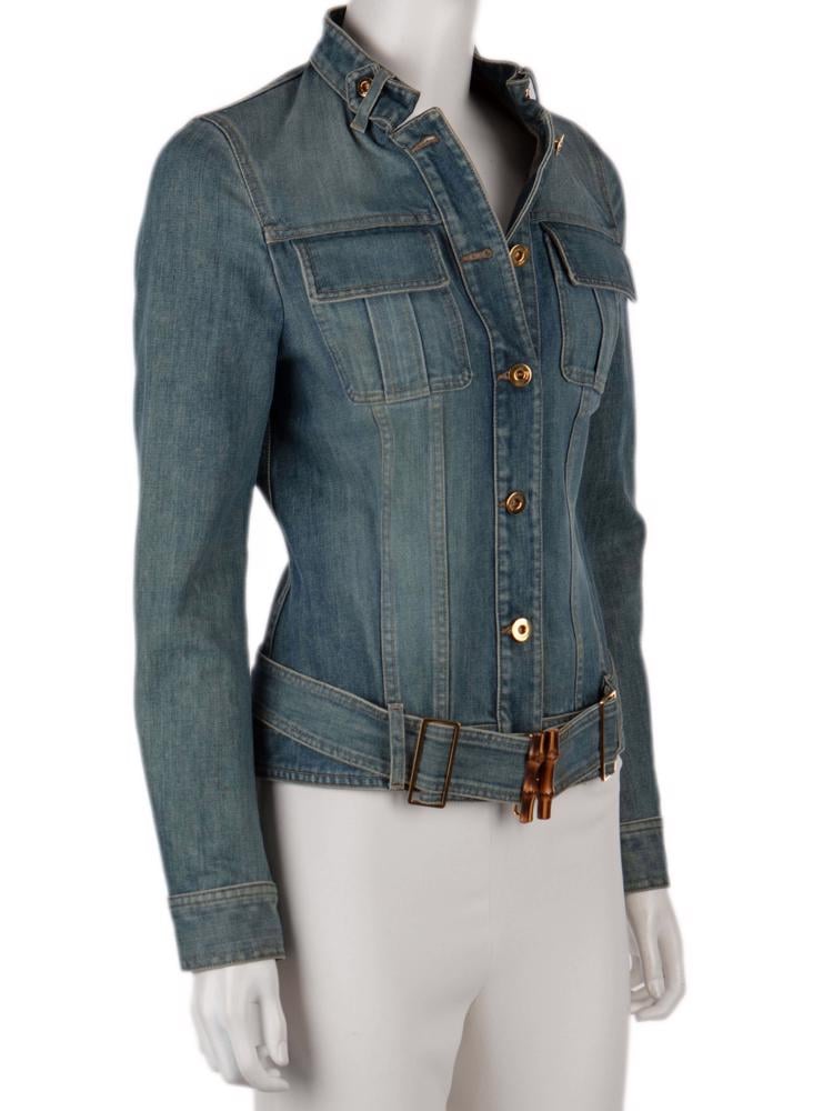 Bayan Mavi GUCCI JEAN CEKET