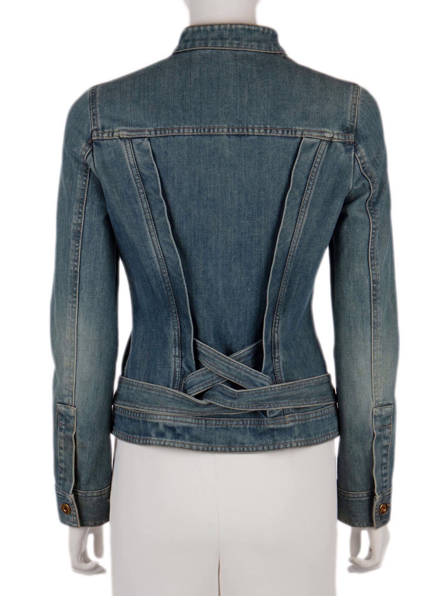 Bayan Mavi GUCCI JEAN CEKET