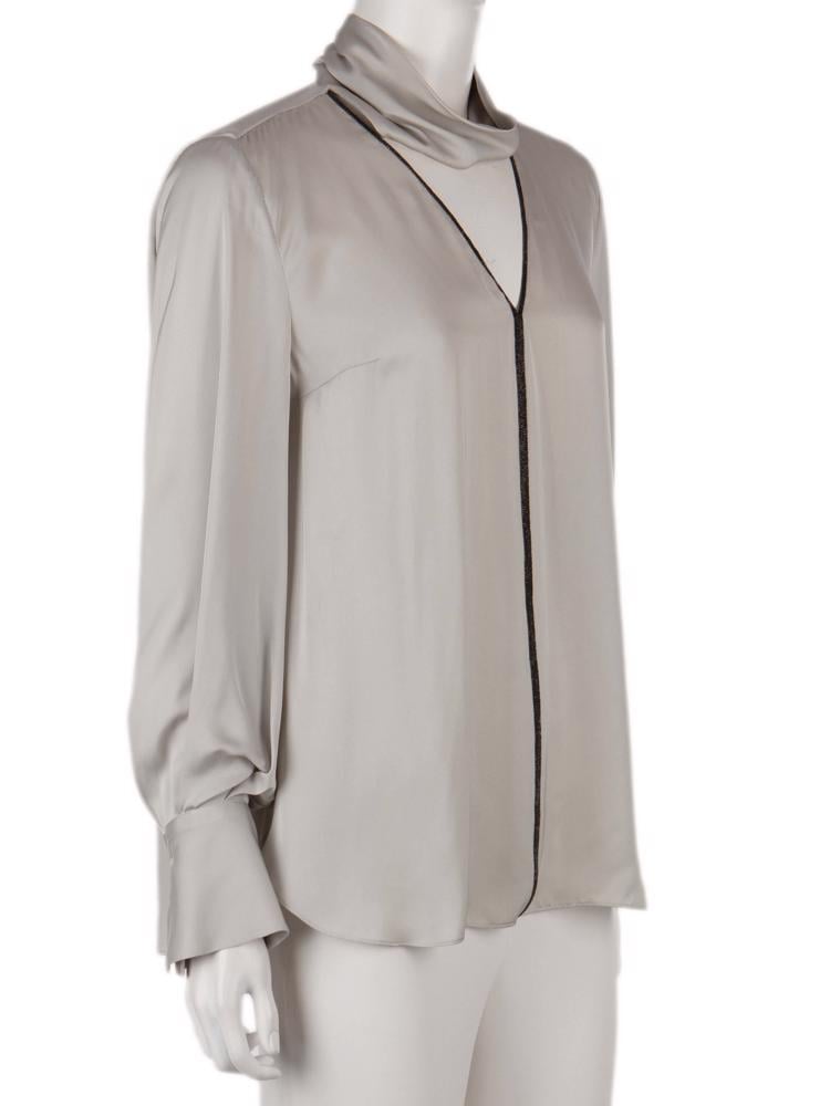 Bayan Gri BRUNELLO CUCINELLI BLUZ