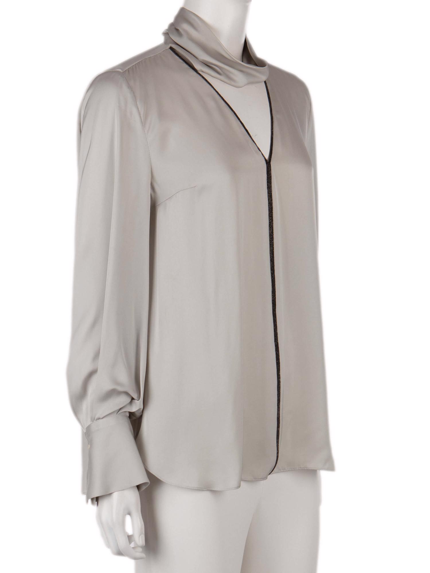 Bayan Gri BRUNELLO CUCINELLI BLUZ