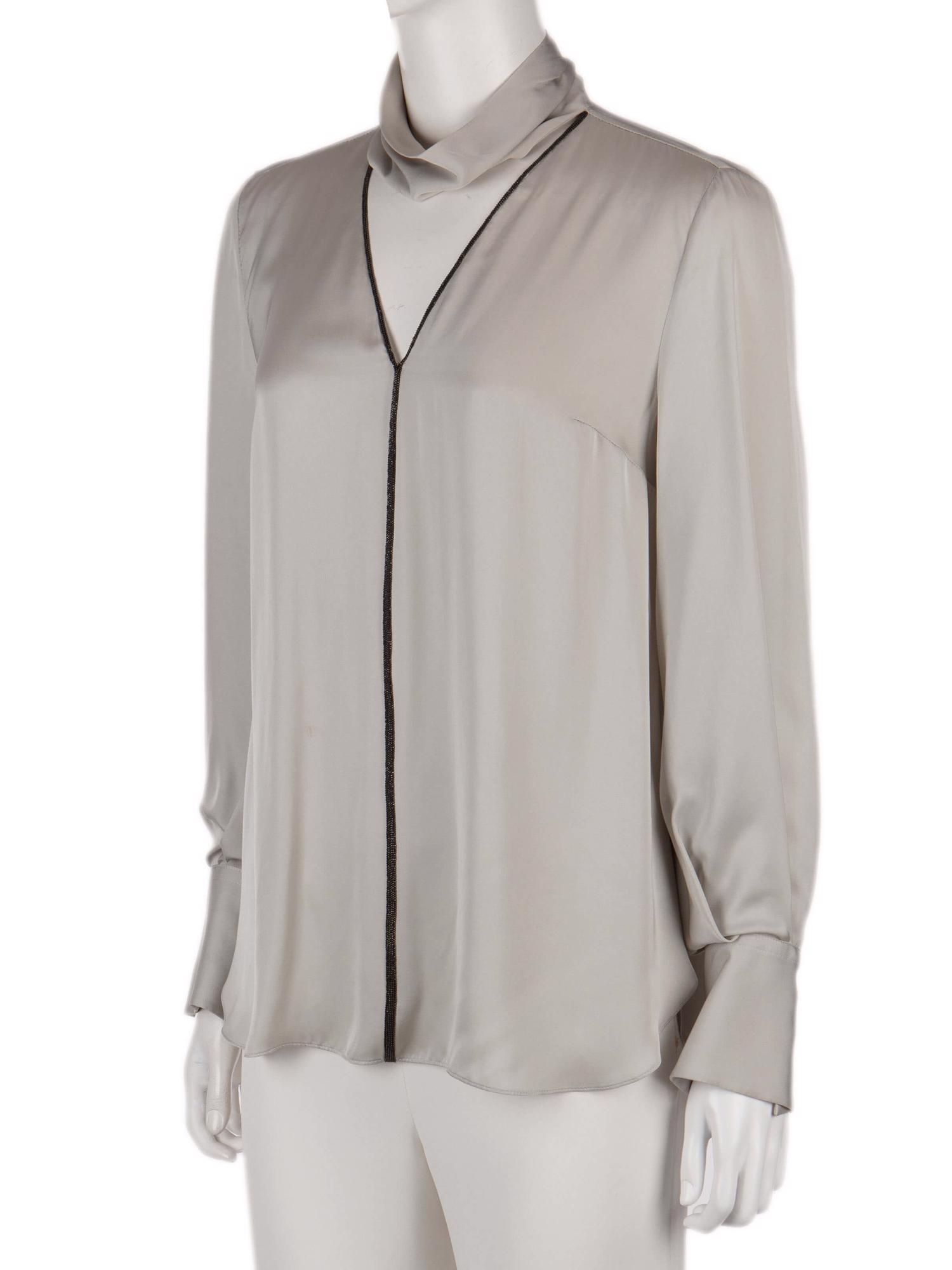 Bayan Gri BRUNELLO CUCINELLI BLUZ