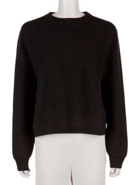 Acne Studios リブニット ブラック Acne Studios - ウールリブカーディガン - ブラック