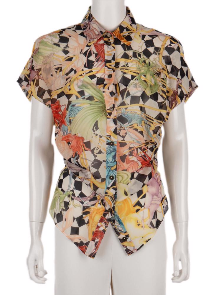 Bayan Çok Renkli HUSSEIN CHALAYAN GÖMLEK