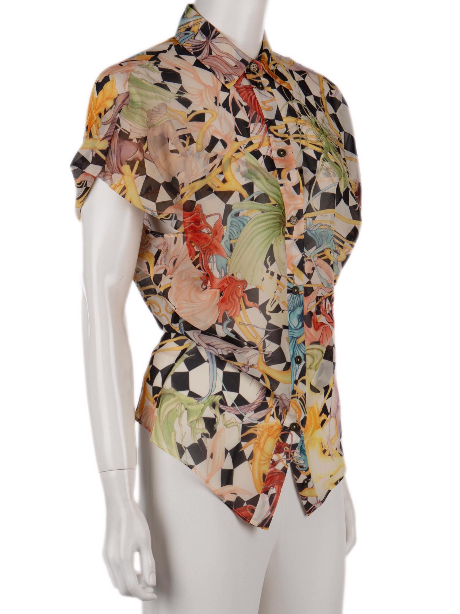 Bayan Çok Renkli HUSSEIN CHALAYAN GÖMLEK