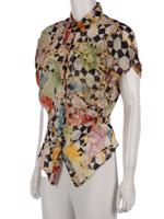 Bayan Çok Renkli HUSSEIN CHALAYAN GÖMLEK