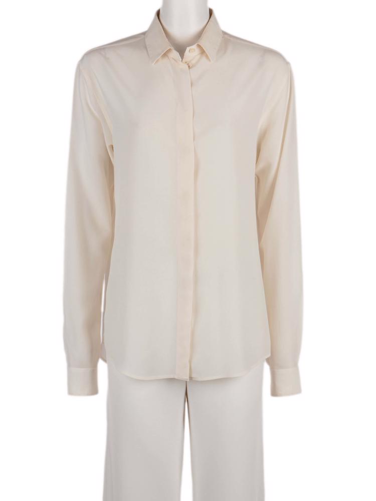 Bayan Krem SAINT LAURENT GÖMLEK