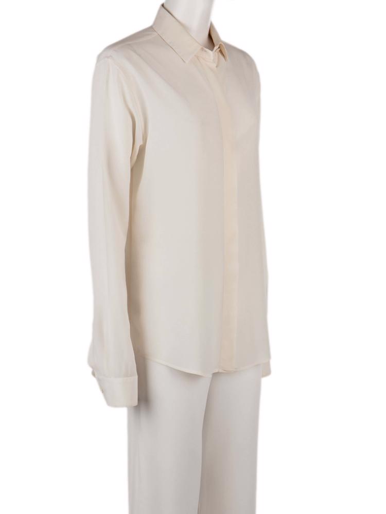 Bayan Krem SAINT LAURENT GÖMLEK