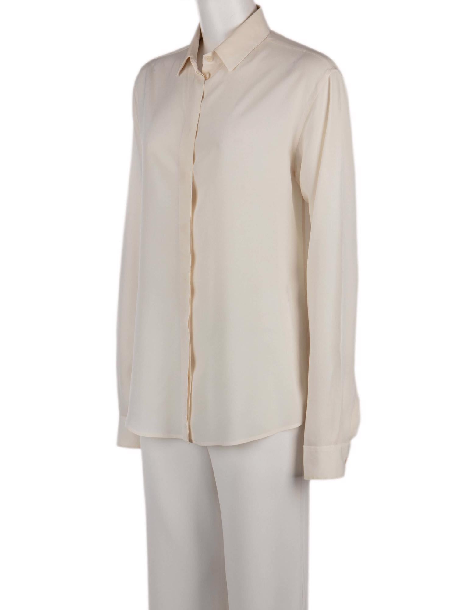 Bayan Krem SAINT LAURENT GÖMLEK