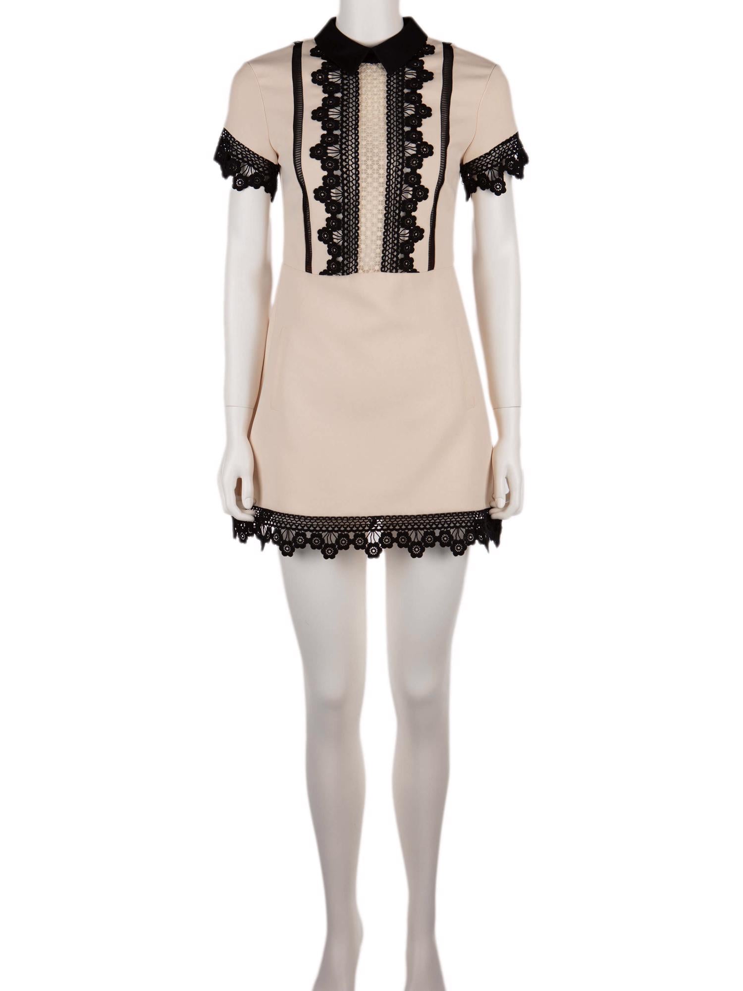 Bayan Krem SELF PORTRAIT ELBİSE